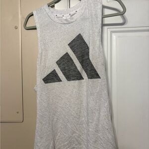 Adidas Light Gray Sleeveless Top